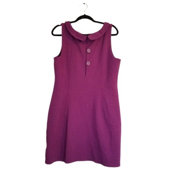 Boden Purple Sixties Ponte Roma Jersey Dress - Picture 2 of 6